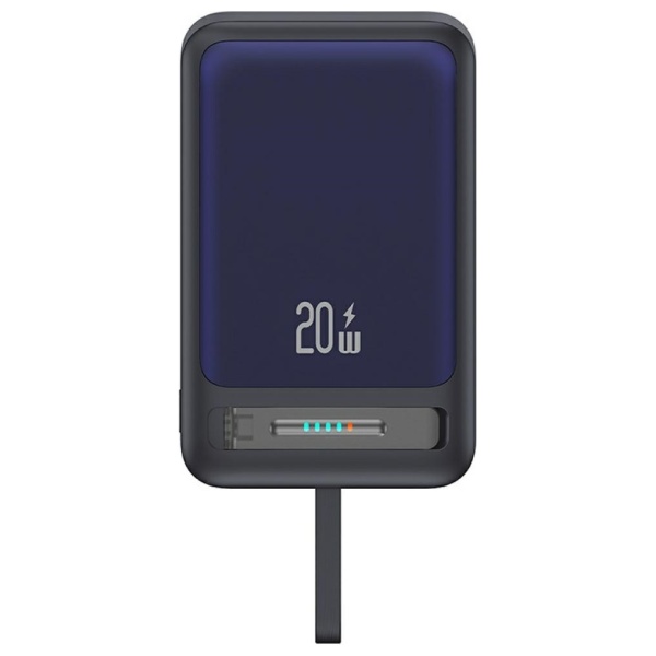 Išorinė baterija USAMS XM Series CD219 10000mAh magnetinė belaidė, juodos spalvos aprašymas - Prekės nuotrauka