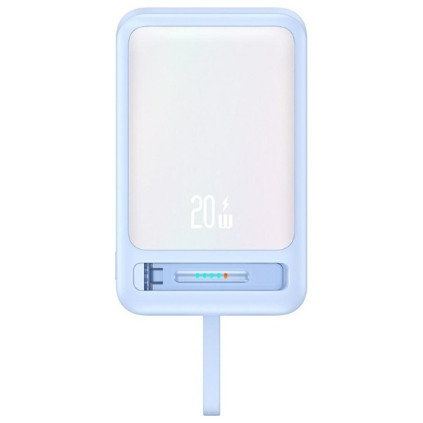 Išorinė baterija USAMS XM Series CD219 10000mAh magnetinė belaidė, mėlynos spalvos aprašymas - Prekės nuotrauka