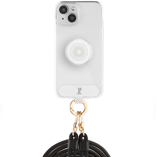 JE 3in1 PopGrip Dėklas iPhone 15 6.1″ skaidrus 30524 (Just Elegance) aprašymas - Prekės nuotrauka