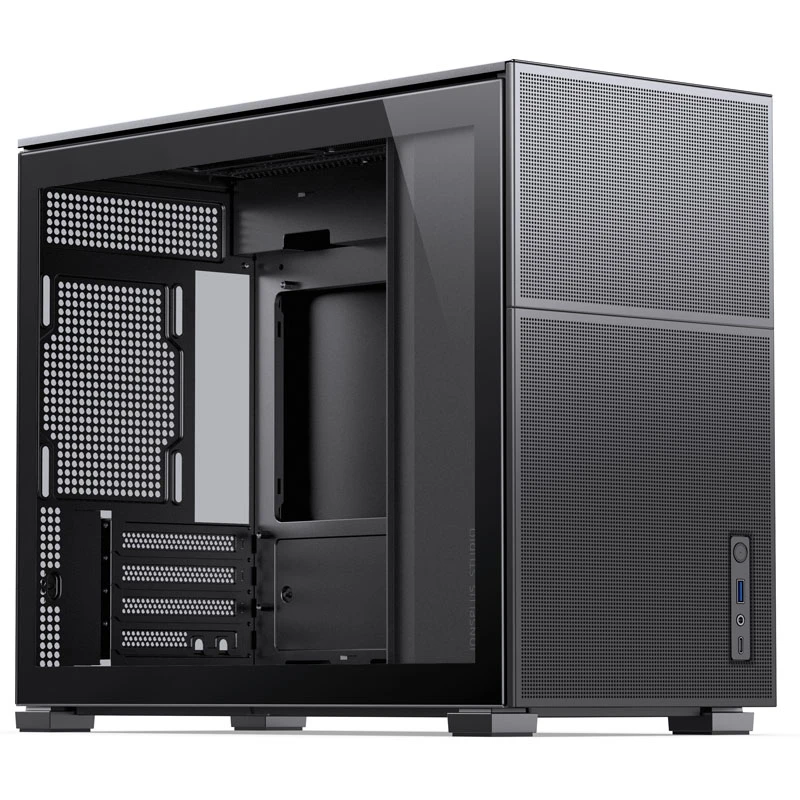 Jonsbo D31 MESH Micro-ATX kompiuterio korpusas, Tempered Glass – juodos spalvos aprašymas - Prekės nuotrauka
