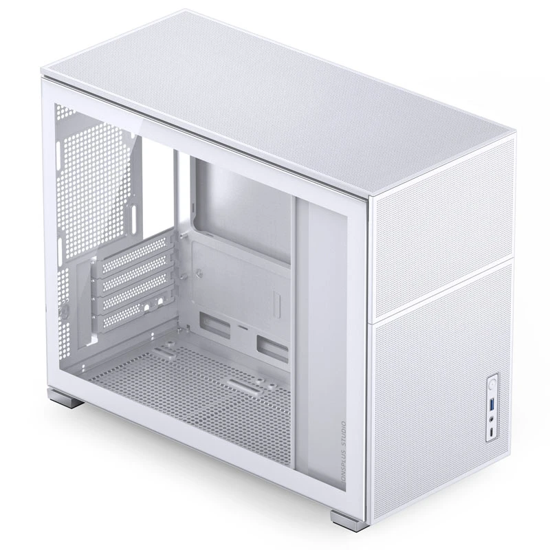 Jonsbo D31 MESH Micro-ATX kompiuterio korpusas, Tempered Glass – baltos spalvos aprašymas - Prekės nuotrauka