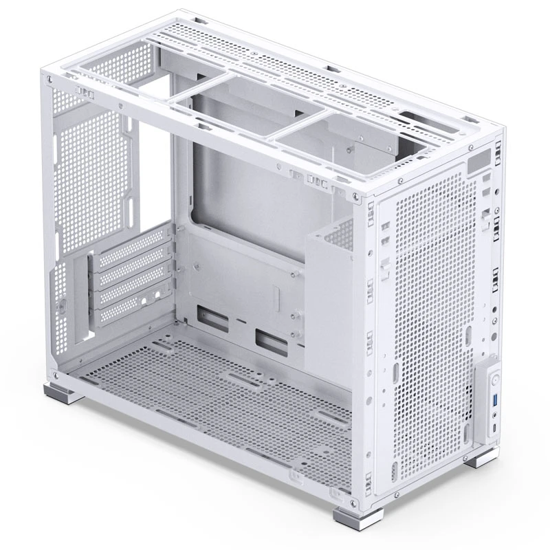 Jonsbo D31 MESH Micro-ATX kompiuterio korpusas, Tempered Glass – baltos spalvos aprašymas - Prekės nuotrauka
