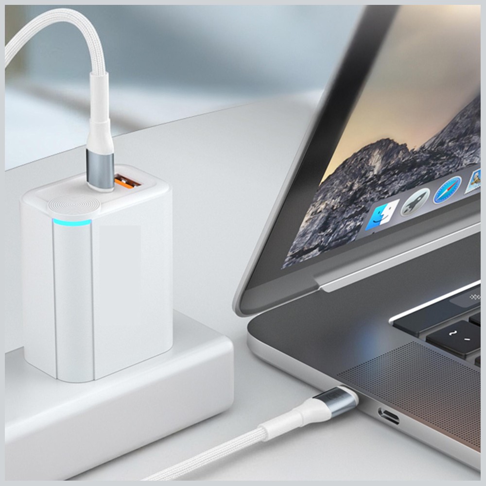 3mk Hyper Cable N-SERIES USB-C to Lightning 0.5m PD 3.0 9V/3A 27W Baltas aprašymas - Prekės nuotrauka