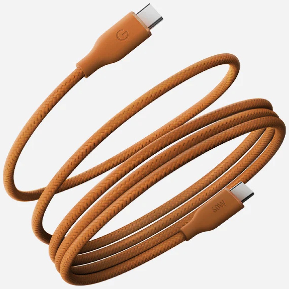 Kabelis Energea Helix 60 USB-C į USB-C magnetinis 480Mbps 60W 1.5m oranžinės spalvos aprašymas - Prekės nuotrauka