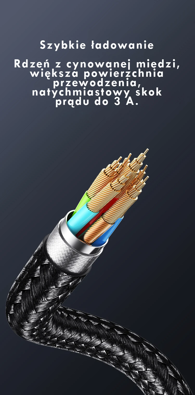 Kabelis USAMS Huan Series SJ754 72W USB-C į USB-C + USB-C + belaidis įkroviklis į laikrodžiui tarnish aprašymas - Prekės nuotrauka
