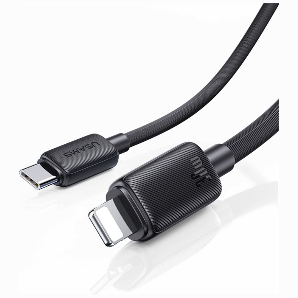 Kabelis USAMS KY Series US-SJ692 30W USB-C į Lightning 1m baltos spalvos aprašymas - Prekės nuotrauka Kabelis USAMS KY Series US-SJ692 30W USB-C į Lightning 1m baltos spalvos aprašymas - Prekės nuotrauka