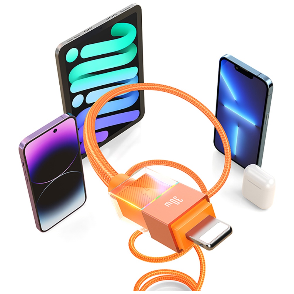 Kabelis USAMS SJ776 PD 30W USB-C/Lightning 1.2m tarnish aprašymas - Prekės nuotrauka