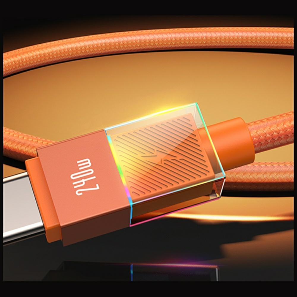 Kabelis USAMS SJ777 PD 240W USB-C/USB-C 1.2m tarnish aprašymas - Prekės nuotrauka