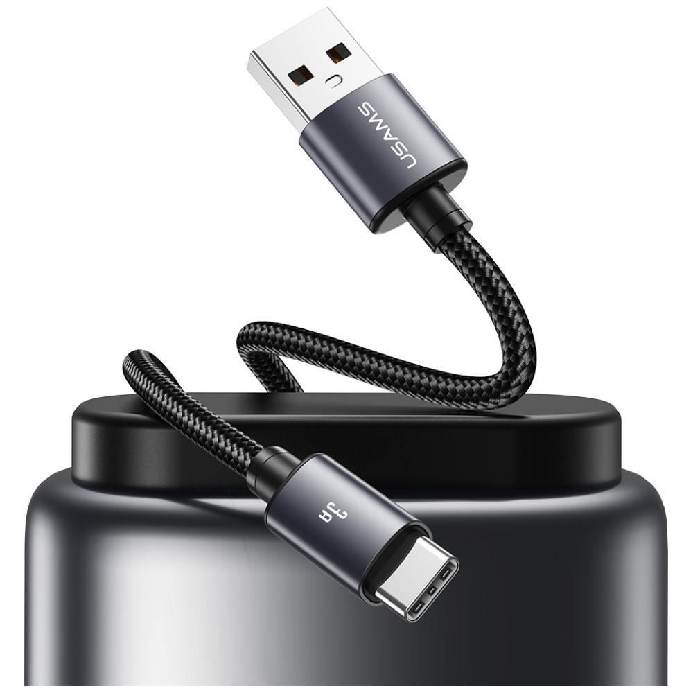 Kabelis USAMS U91 18W USB-C skirtas USB-A 1m tarnish aprašymas - Prekės nuotrauka