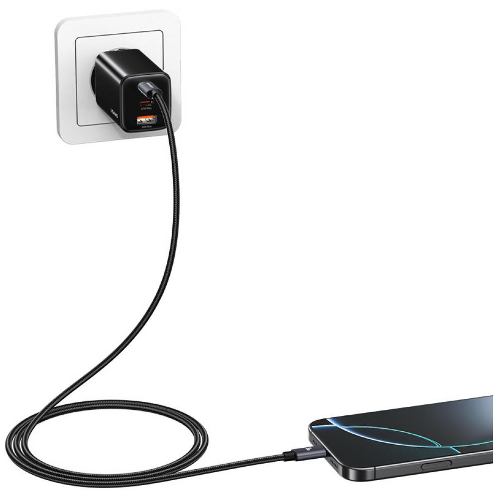 Kabelis USAMS U91 30W USB-C į Lightning 1m tarnish aprašymas - Prekės nuotrauka