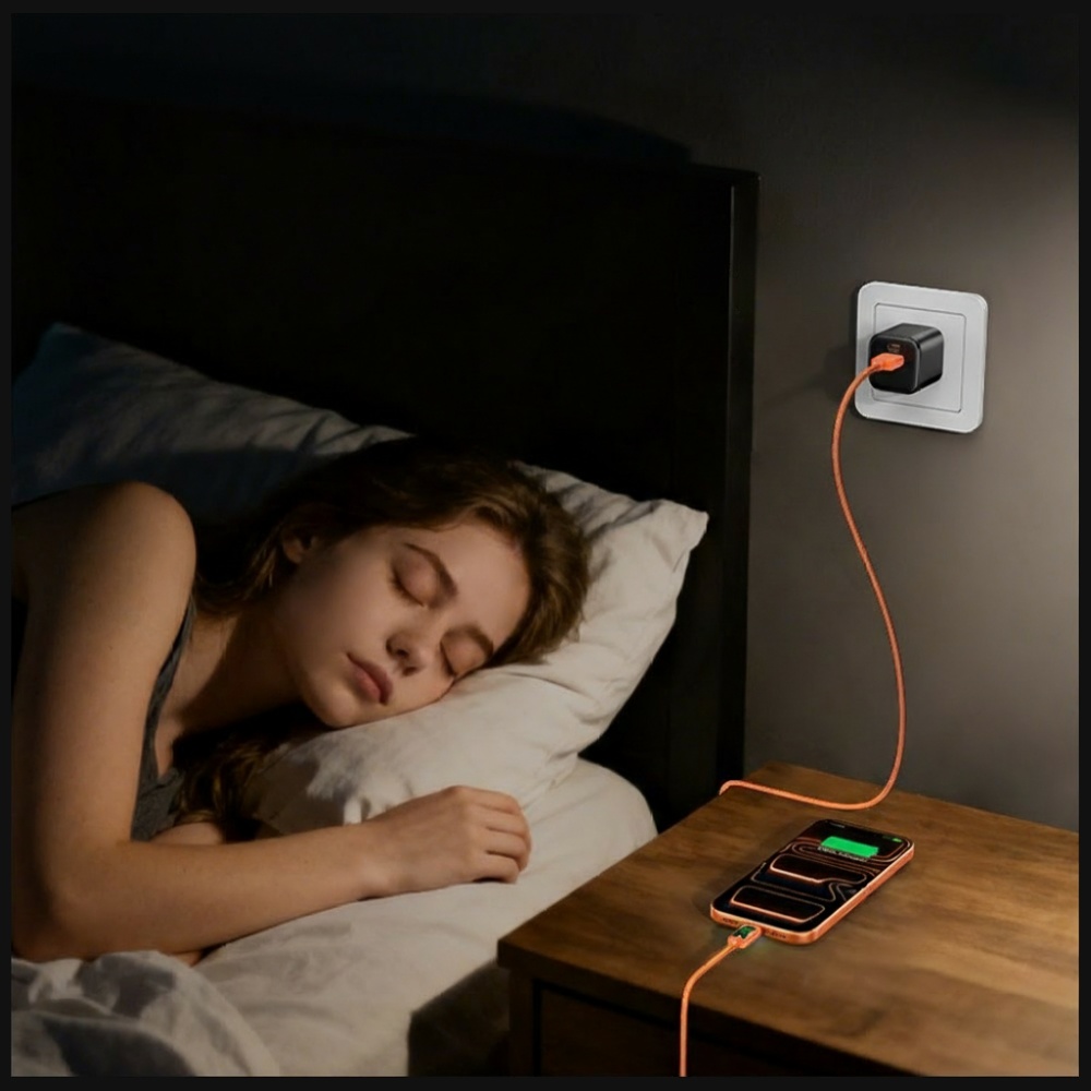 Kabelis USAMS U92 18W USB-C į USB-A 1.2m oranžinės spalvos aprašymas - Prekės nuotrauka