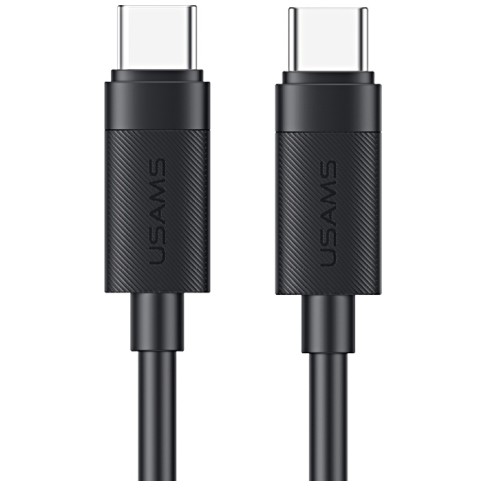 Kabelis USAMS U94 60W USB-C to USB-C 1m juodos spalvos aprašymas - Prekės nuotrauka Kabelis USAMS U94 60W USB-C to USB-C 1m juodos spalvos aprašymas - Prekės nuotrauka