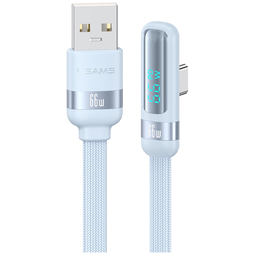Kabelis USAMS US-SJ651 USB-A/USB-C mėlynas aprašymas - Prekės nuotrauka