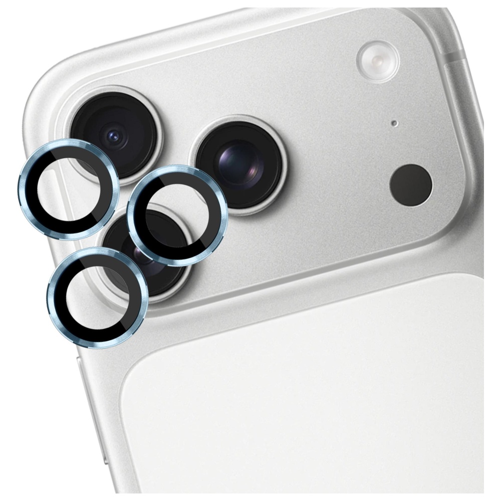 Kameros objektyvo apsauga 3MK Lens Protection Pro, skirta iPhone 17 Pro / 17 Pro Max, mėlyna aprašymas - Prekės nuotrauka