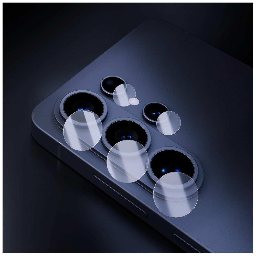 Kameros objektyvo apsauga 3MK Lens Protection skirta Samsung Galaxy S26 Ultra 4 vnt. aprašymas - Prekės nuotrauka