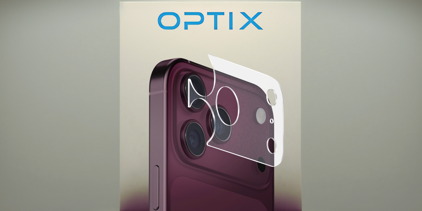 Kameros objektyvo apsauga UNIQ Optix Aeroshield, skirta iPhone 18 Pro, skaidri aprašymas - Prekės nuotrauka