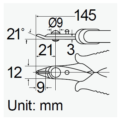 Proskit Kandyklės storesniems laidams 145mm, 8PK-101KM Pro’sKit aprašymas - Prekės nuotrauka