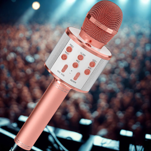 Karaoke microphone MajesticLine rožinės spalvos aprašymas - Prekės nuotrauka Karaoke microphone MajesticLine rožinės spalvos aprašymas - Prekės nuotrauka