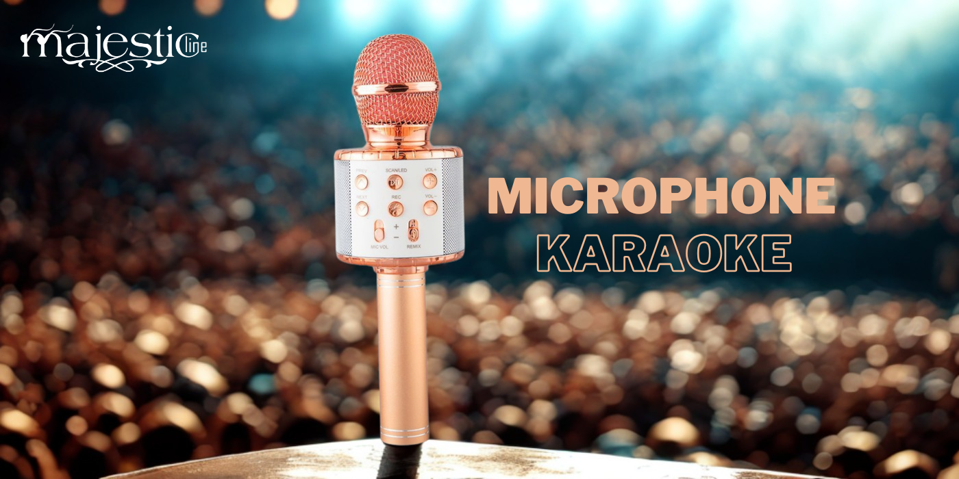Karaoke microphone MajesticLine rožinės spalvos aprašymas - Prekės nuotrauka Karaoke microphone MajesticLine rožinės spalvos aprašymas - Prekės nuotrauka