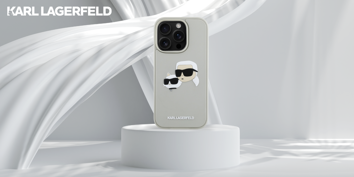 Dėklas Karl Lagerfeld HC 3D Rubber Double Heads Apple iPhone 16 Pro smėlio spalva aprašymas - Prekės nuotrauka Dėklas Karl Lagerfeld HC 3D Rubber Double Heads Apple iPhone 16 Pro smėlio spalva aprašymas - Prekės nuotrauka