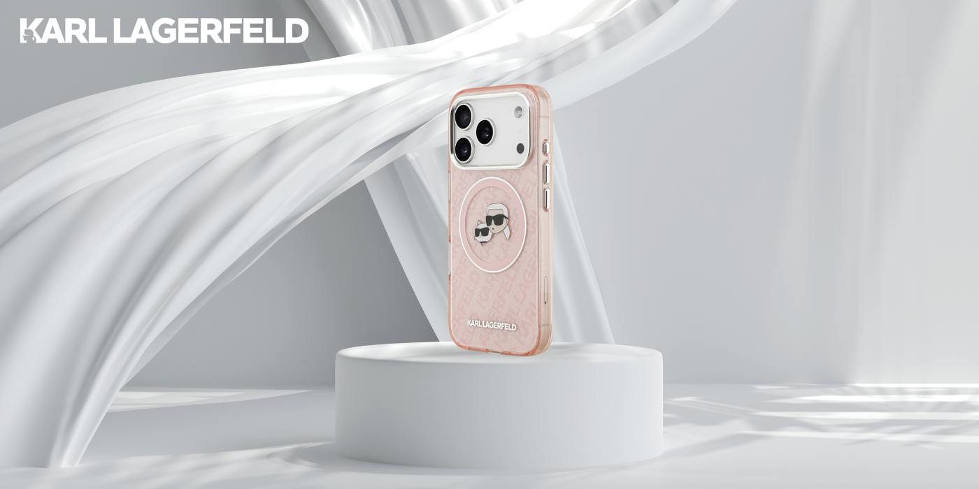 Karl Lagerfeld IML Glitter Karl & Choupette Heads Logo MagSafe dėklas Apple iPhone 17 Pro rožinės spalvos aprašymas - Prekės nuotrauka Karl Lagerfeld IML Glitter Karl & Choupette Heads Logo MagSafe dėklas Apple iPhone 17 Pro rožinės spalvos aprašymas - Prekės nuotrauka