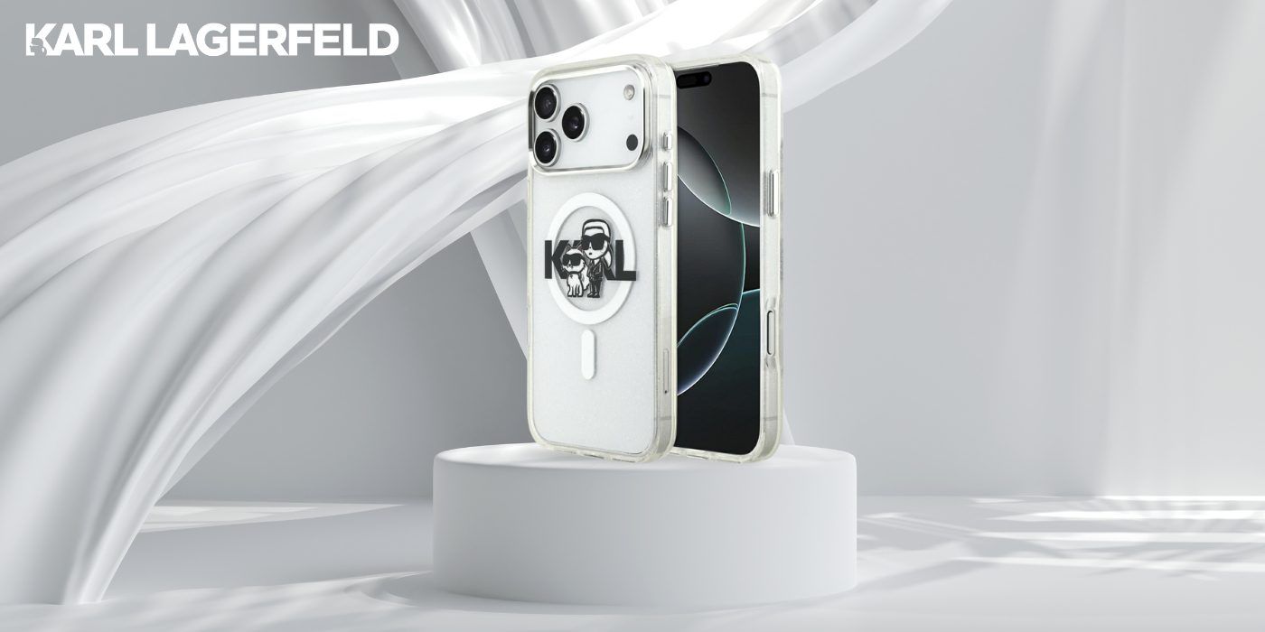 Karl Lagerfeld IML Glitter Karl & Choupette Sketch Logo MagSafe dėklas skirtas Apple iPhone 17 Pro Max Clear aprašymas - Prekės nuotrauka Karl Lagerfeld IML Glitter Karl & Choupette Sketch Logo MagSafe dėklas skirtas Apple iPhone 17 Pro Max Clear aprašymas - Prekės nuotrauka