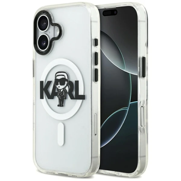 Karl Lagerfeld IML Karl Sketch Logo MagSafe dėklas Apple iPhone 17 Clear aprašymas - Prekės nuotrauka Karl Lagerfeld IML Karl Sketch Logo MagSafe dėklas Apple iPhone 17 Clear aprašymas - Prekės nuotrauka