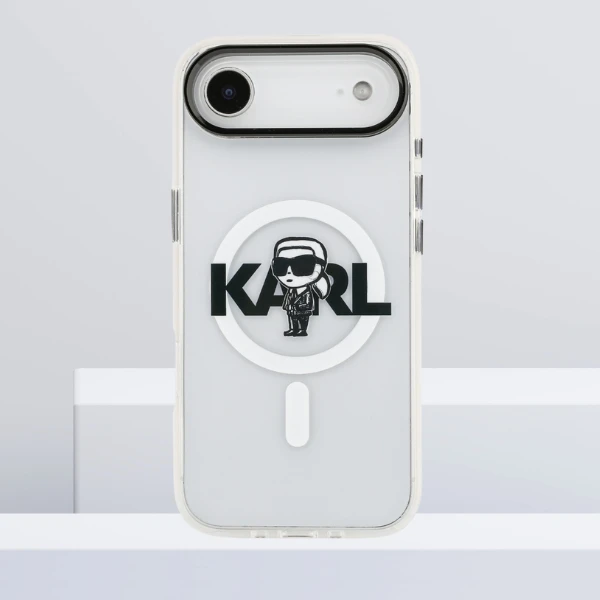 Karl Lagerfeld IML Karl Sketch Logo MagSafe dėklas Apple iPhone Air Clear aprašymas - Prekės nuotrauka Karl Lagerfeld IML Karl Sketch Logo MagSafe dėklas Apple iPhone Air Clear aprašymas - Prekės nuotrauka