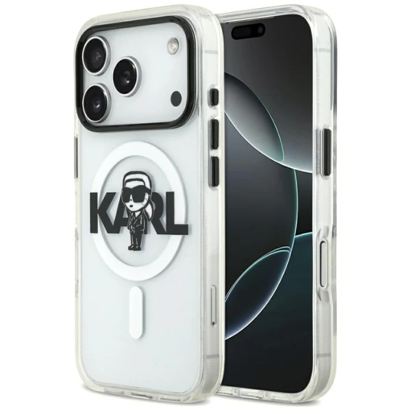 Karl Lagerfeld IML Karl Sketch Logo MagSafe dėklas Apple iPhone 17 Pro Clear aprašymas - Prekės nuotrauka Karl Lagerfeld IML Karl Sketch Logo MagSafe dėklas Apple iPhone 17 Pro Clear aprašymas - Prekės nuotrauka