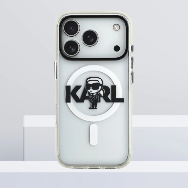 Karl Lagerfeld IML Karl Sketch Logo MagSafe dėklas Apple iPhone 17 Pro Clear aprašymas - Prekės nuotrauka Karl Lagerfeld IML Karl Sketch Logo MagSafe dėklas Apple iPhone 17 Pro Clear aprašymas - Prekės nuotrauka