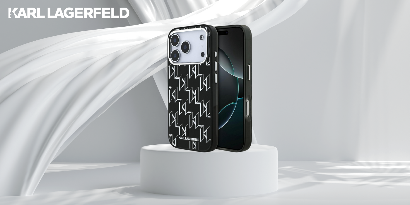 Karl Lagerfeld IML KL Monogram MagSafe dėklas skirtas Apple iPhone 17 Pro juodos spalvos aprašymas - Prekės nuotrauka Karl Lagerfeld IML KL Monogram MagSafe dėklas skirtas Apple iPhone 17 Pro juodos spalvos aprašymas - Prekės nuotrauka