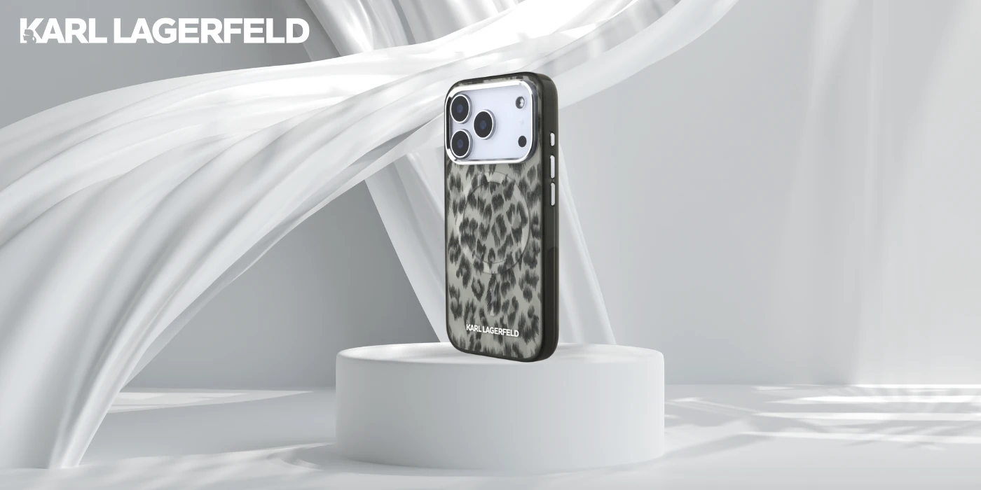 Karl Lagerfeld IML Leopard Pattern MagSafe Dėklas skirtas Apple iPhone 17 Pro rudos spalvos aprašymas - Prekės nuotrauka Karl Lagerfeld IML Leopard Pattern MagSafe Dėklas skirtas Apple iPhone 17 Pro rudos spalvos aprašymas - Prekės nuotrauka
