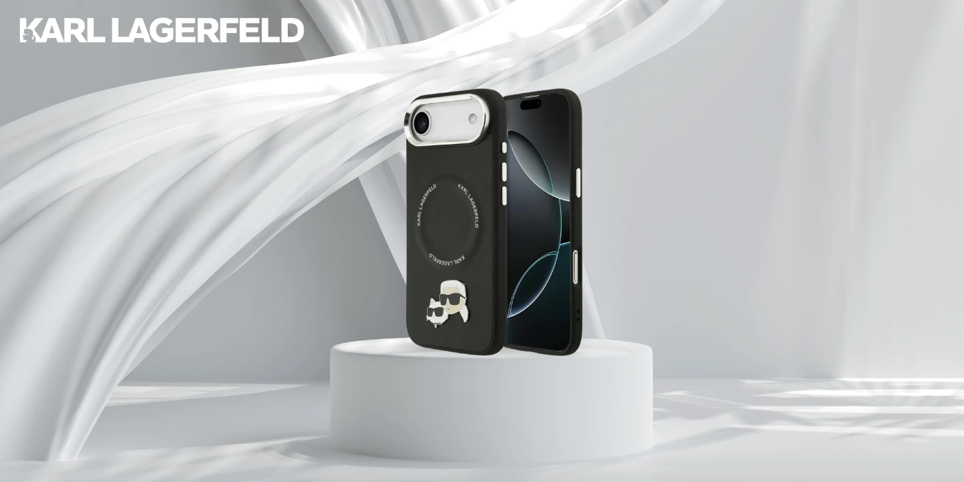 Karl Lagerfeld Karl & Choupette Pins MagSafe dėklas skirtas Apple iPhone Air Juodas aprašymas - Prekės nuotrauka Karl Lagerfeld Karl & Choupette Pins MagSafe dėklas skirtas Apple iPhone Air Juodas aprašymas - Prekės nuotrauka