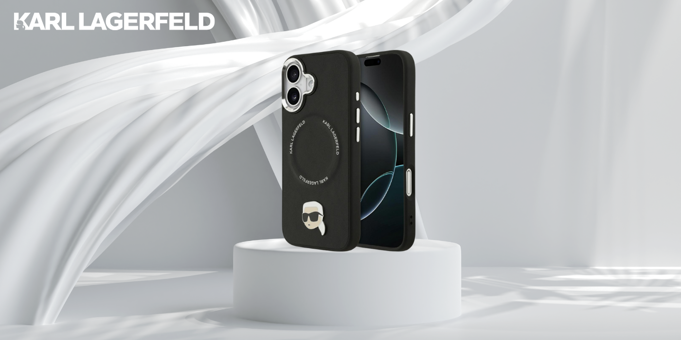 Karl Lagerfeld Karl Pin MagSafe Dėklas skirtas iPhone 17 juodos spalvos aprašymas - Prekės nuotrauka