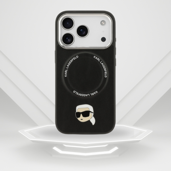 Karl Lagerfeld Karl Pin MagSafe dėklas Apple iPhone 17 Pro juodos spalvos aprašymas - Prekės nuotrauka Karl Lagerfeld Karl Pin MagSafe dėklas Apple iPhone 17 Pro juodos spalvos aprašymas - Prekės nuotrauka