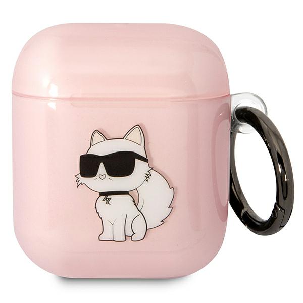 Karl Lagerfeld KLA2HNCHTCP Airpods 1/2 dėklas rožinės spalvos Ikonik Choupette aprašymas - Prekės nuotrauka Karl Lagerfeld KLA2HNCHTCP Airpods 1/2 dėklas rožinės spalvos Ikonik Choupette aprašymas - Prekės nuotrauka