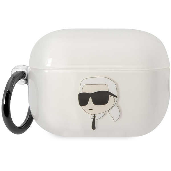 Karl Lagerfeld KLAP2HNIKTCT Airpods Pro 2 (2022/2023) dėklas skaidrus Ikonik Karl Lagerfeld aprašymas - Prekės nuotrauka Karl Lagerfeld KLAP2HNIKTCT Airpods Pro 2 (2022/2023) dėklas skaidrus Ikonik Karl Lagerfeld aprašymas - Prekės nuotrauka