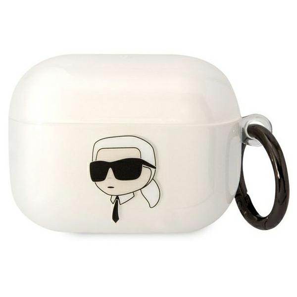 Karl Lagerfeld KLAPHNIKTCT AirPods Pro dėklas skaidrus Karl`s Head aprašymas - Prekės nuotrauka