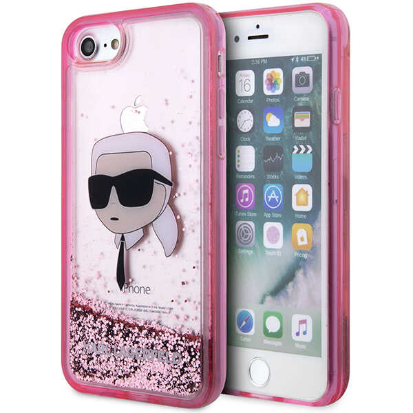 Karl Lagerfeld KLHCI8LNKHCP Apple iPhone 7/8/SE 2020 / SE 2022 rožinės spalvos kietas dėklas Glitter Karl Head aprašymas - Prekės nuotrauka Karl Lagerfeld KLHCI8LNKHCP Apple iPhone 7/8/SE 2020 / SE 2022 rožinės spalvos kietas dėklas Glitter Karl Head aprašymas - Prekės nuotrauka