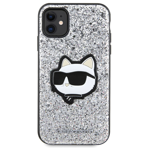 Karl Lagerfeld KLHCN61G2CPS Apple iPhone 11 /Xr 6.1″ sidabrinis kietas dėklas Glitter Choupette Patch aprašymas - Prekės nuotrauka Karl Lagerfeld KLHCN61G2CPS Apple iPhone 11 /Xr 6.1″ sidabrinis kietas dėklas Glitter Choupette Patch aprašymas - Prekės nuotrauka