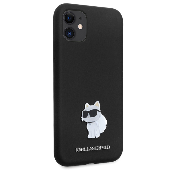Karl Lagerfeld KLHCN61SMHCNPK Apple iPhone 11/ Xr 6.1″ juodos spalvos kietas dėklas Silicone C Metal Pin aprašymas - Prekės nuotrauka Karl Lagerfeld KLHCN61SMHCNPK Apple iPhone 11/ Xr 6.1″ juodos spalvos kietas dėklas Silicone C Metal Pin aprašymas - Prekės nuotrauka