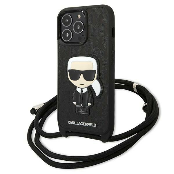 Karl Lagerfeld KLHCP13LCMNIPK Apple iPhone 13 Pro / 13 6,1″ kietas dėklas juodos spalvos Leather Monogram Patch an aprašymas - Prekės nuotrauka Karl Lagerfeld KLHCP13LCMNIPK Apple iPhone 13 Pro / 13 6,1″ kietas dėklas juodos spalvos Leather Monogram Patch an aprašymas - Prekės nuotrauka