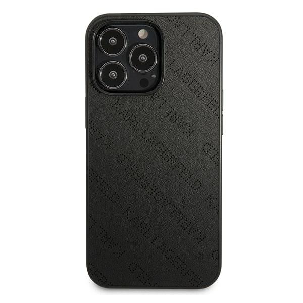Karl Lagerfeld KLHCP13LPTLK Apple iPhone 13 Pro / 13 6,1″ kietas dėklas juodos spalvos Perforated Allover aprašymas - Prekės nuotrauka Karl Lagerfeld KLHCP13LPTLK Apple iPhone 13 Pro / 13 6,1″ kietas dėklas juodos spalvos Perforated Allover aprašymas - Prekės nuotrauka