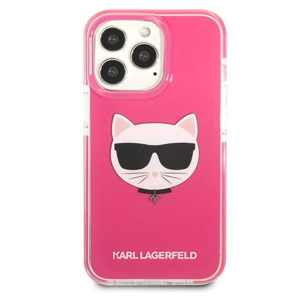 Karl Lagerfeld KLHCP13LTPECPI Apple iPhone 13 Pro / 13 6,1″ kietas dėklas fuschia Choupette Head aprašymas - Prekės nuotrauka Karl Lagerfeld KLHCP13LTPECPI Apple iPhone 13 Pro / 13 6,1″ kietas dėklas fuschia Choupette Head aprašymas - Prekės nuotrauka