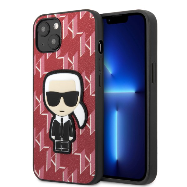 Karl Lagerfeld KLHCP13MPMNIKPI Apple iPhone 13/ 14 / 15 6,1″ kietas dėklas red Monogram Ikonik Patch aprašymas - Prekės nuotrauka Karl Lagerfeld KLHCP13MPMNIKPI Apple iPhone 13/ 14 / 15 6,1″ kietas dėklas red Monogram Ikonik Patch aprašymas - Prekės nuotrauka