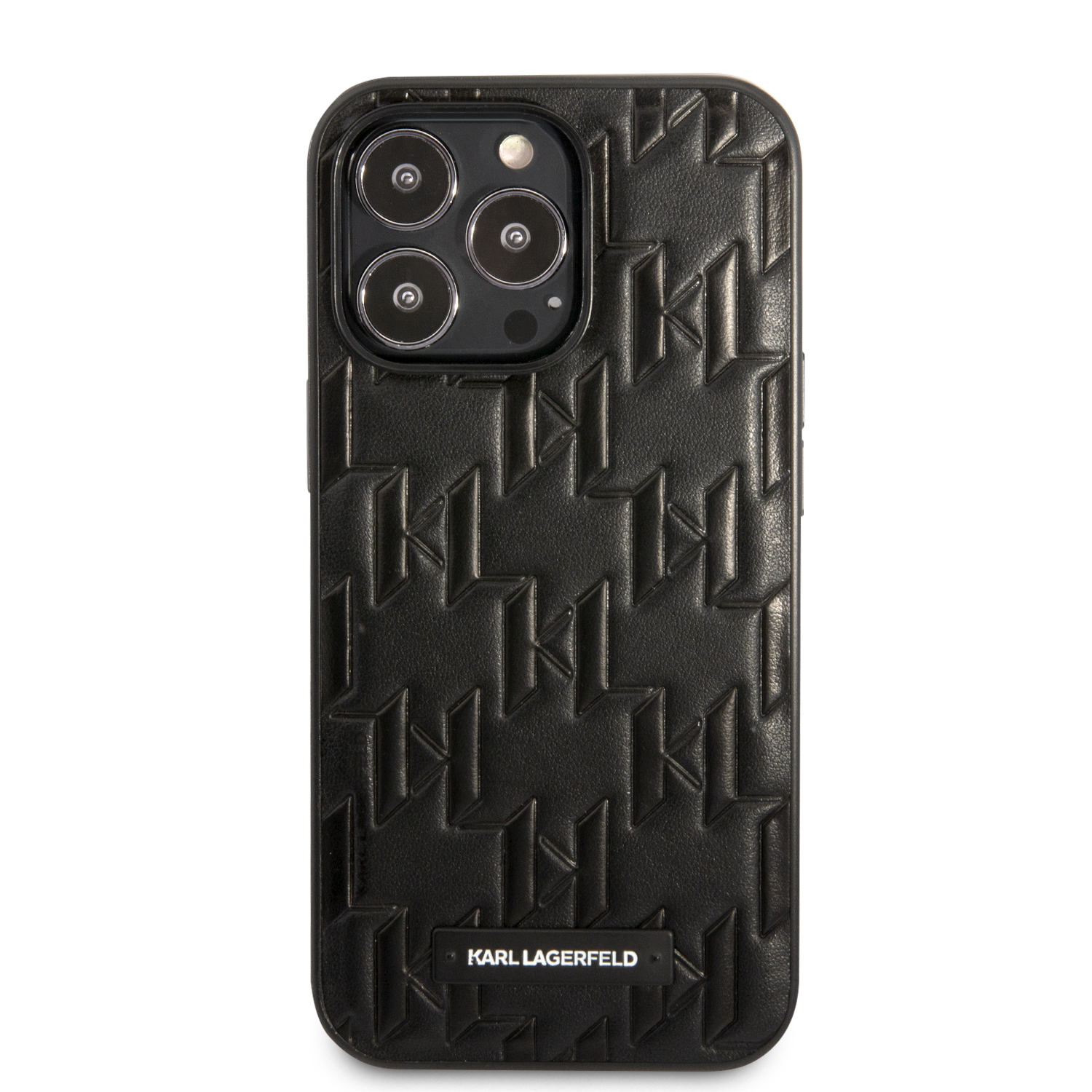 Karl Lagerfeld KLHCP13XMNMP1K Apple iPhone 13 Pro Max 6,7″ kietas dėklas juodos spalvos Monogram Plaque aprašymas - Prekės nuotrauka Karl Lagerfeld KLHCP13XMNMP1K Apple iPhone 13 Pro Max 6,7″ kietas dėklas juodos spalvos Monogram Plaque aprašymas - Prekės nuotrauka