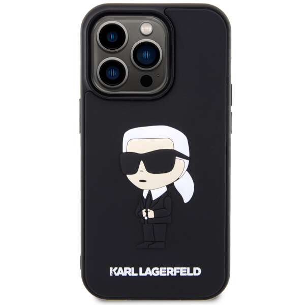 Karl Lagerfeld KLHCP14L3DRKINK Apple iPhone 14 Pro 6.1″ juodos spalvos kietas dėklas Rubber Ikonik 3D aprašymas - Prekės nuotrauka Karl Lagerfeld KLHCP14L3DRKINK Apple iPhone 14 Pro 6.1″ juodos spalvos kietas dėklas Rubber Ikonik 3D aprašymas - Prekės nuotrauka