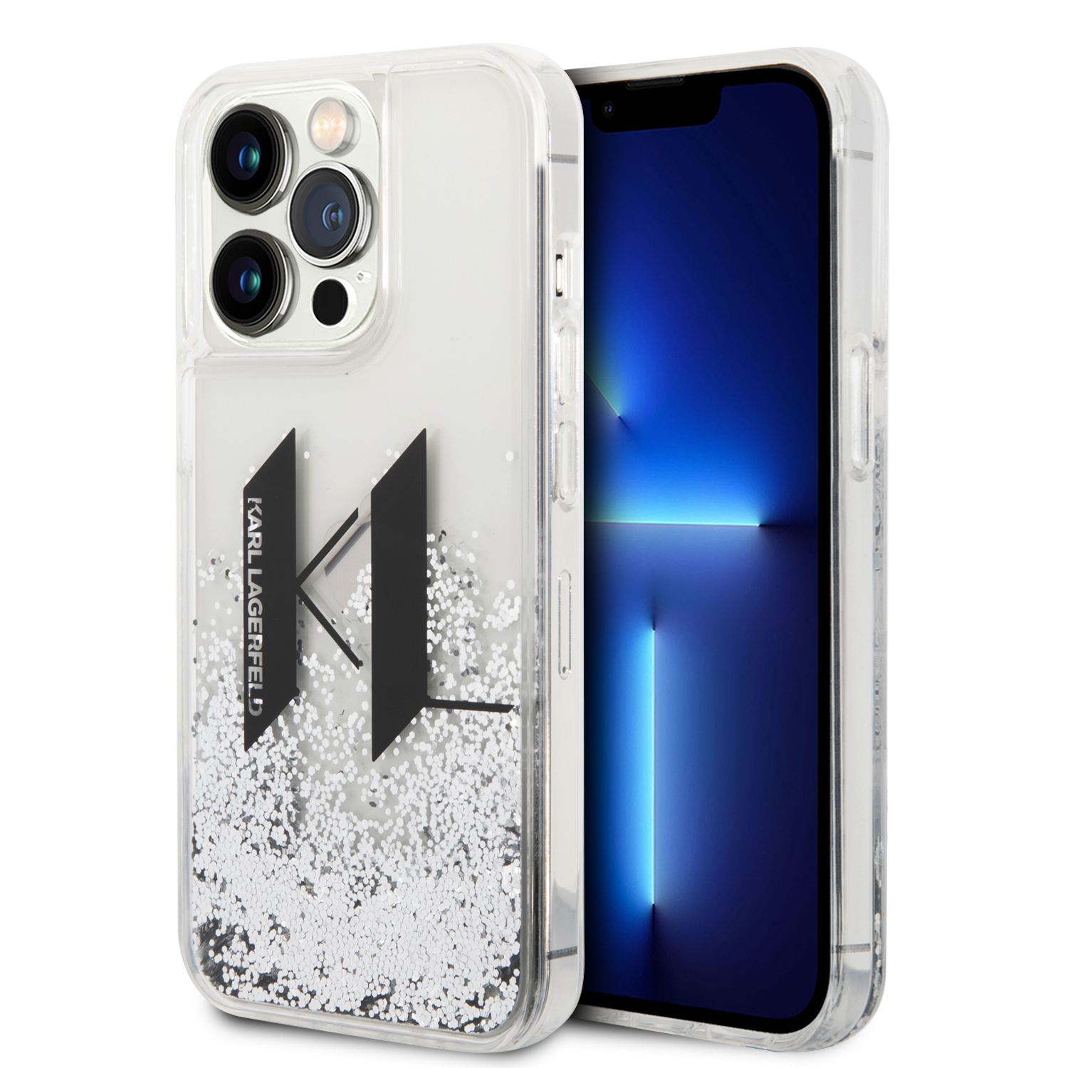 Karl Lagerfeld KLHCP14LLBKLCS Apple iPhone 14 Pro 6,1″ sidabrinis kietas dėklas Liquid Glitter Big KL aprašymas - Prekės nuotrauka Karl Lagerfeld KLHCP14LLBKLCS Apple iPhone 14 Pro 6,1″ sidabrinis kietas dėklas Liquid Glitter Big KL aprašymas - Prekės nuotrauka