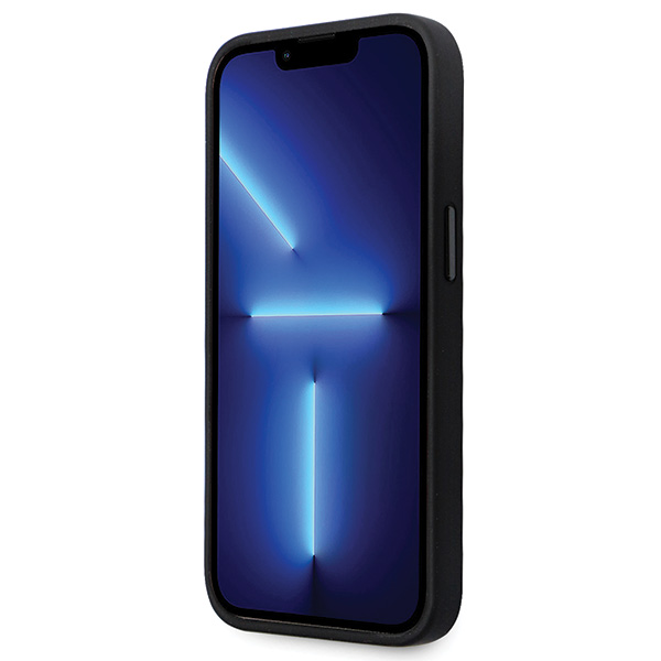 Karl Lagerfeld KLHCP14LSMHKNPK iPhone 14 Pro 6.1″ juodos spalvos silikoninis dėklas Ikonik Metal Pin aprašymas - Prekės nuotrauka