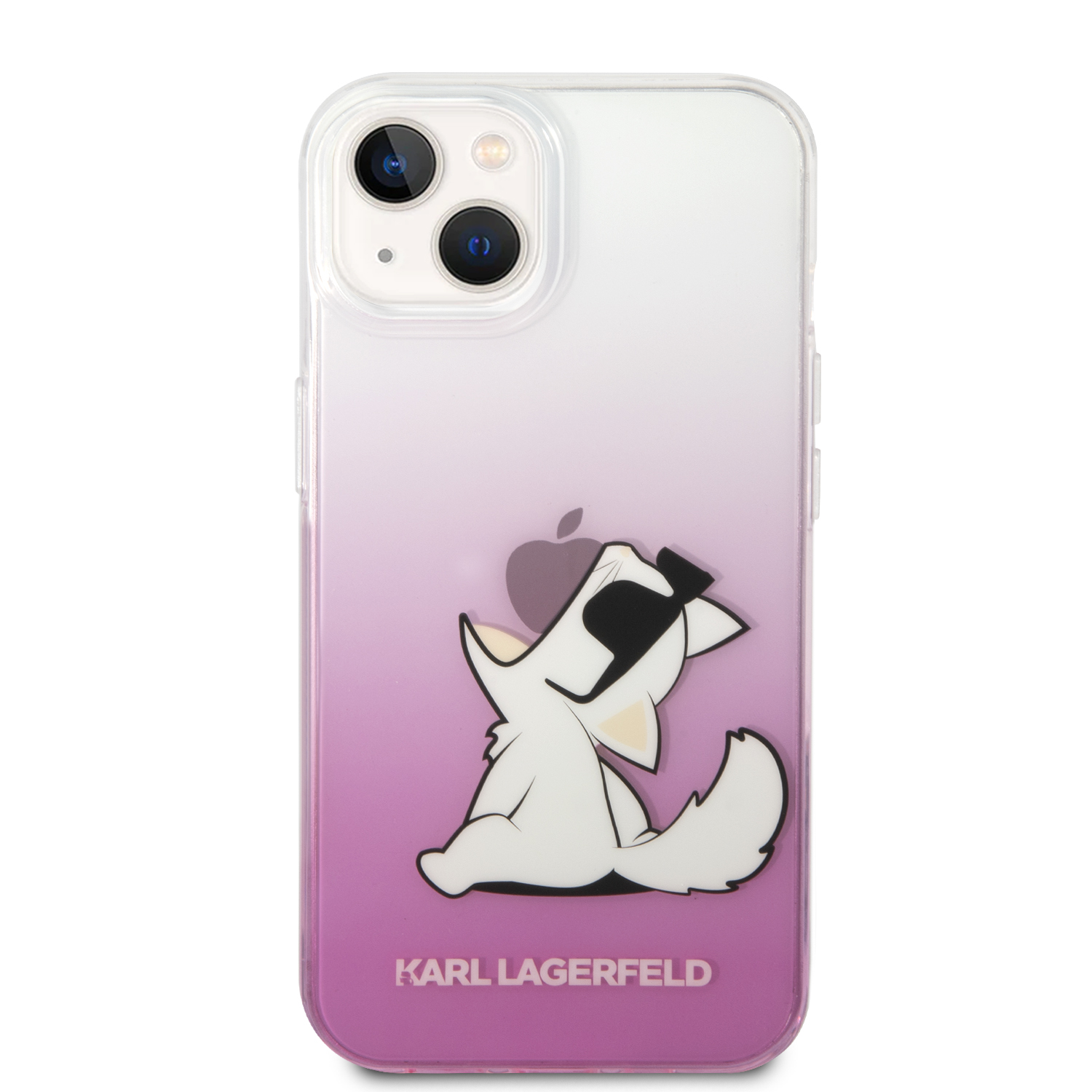Karl Lagerfeld KLHCP14MCFNRCPI iPhone 14 Plus / 15 Plus 6,7″ kietas dėklas rožinės spalvos Choupette Fun aprašymas - Prekės nuotrauka